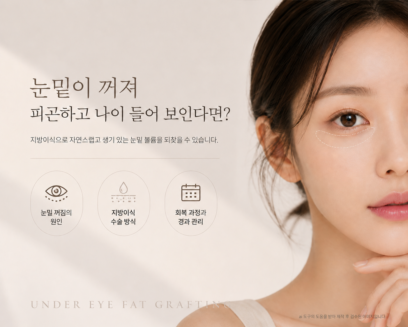 눈밑 꺼짐 지방이식, 수술 전에 꼭 알아야 할 것들