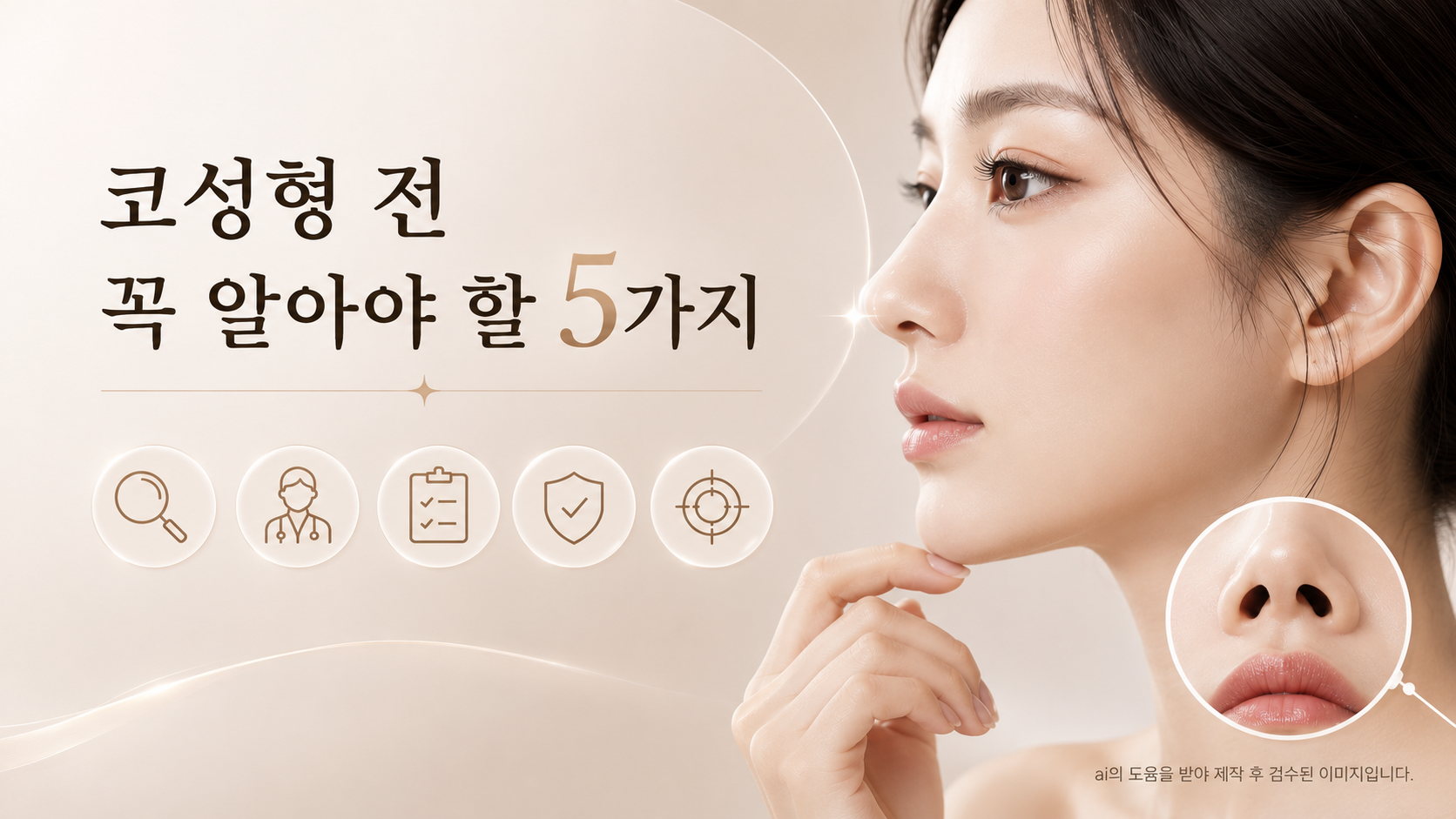 코성형 전 꼭 알아야 할 5가지는 무엇일까요?