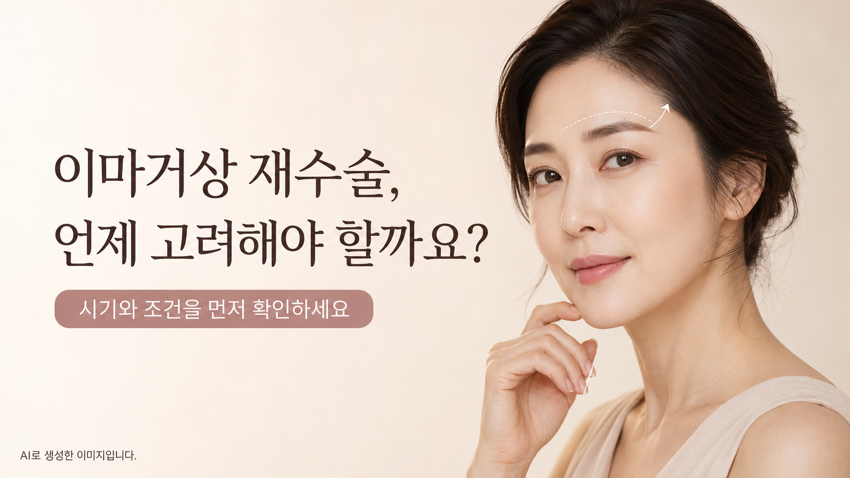 이마거상 재수술, 언제 고려해야 할까요?