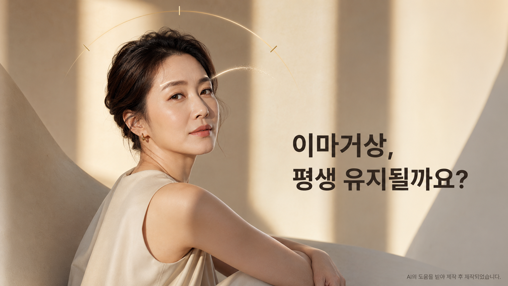 이마거상 한 번 하면 평생 유지되는 게 맞나요?