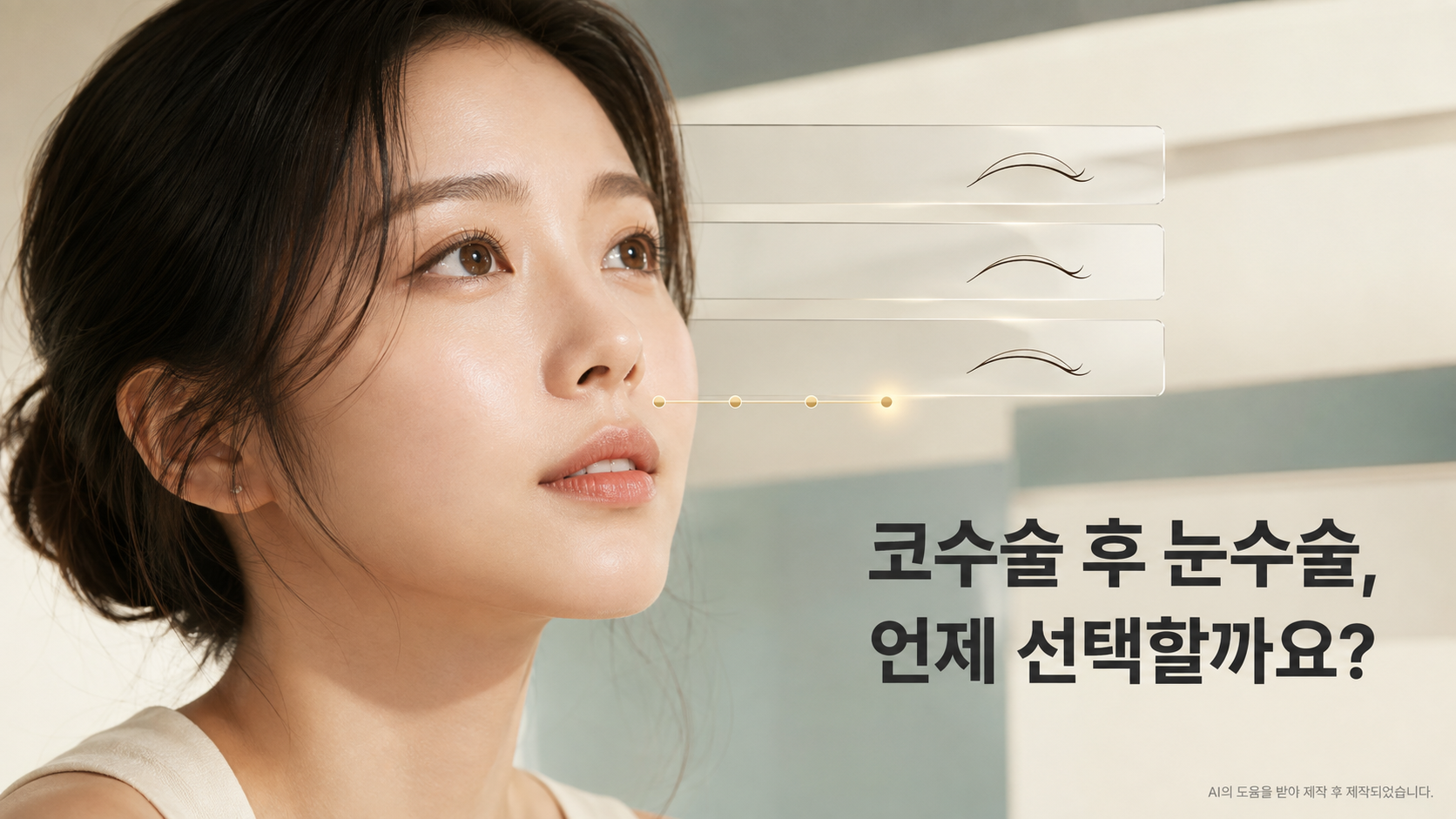 눈수술종류 어떻게 선택할까? 코수술 후 몇 달 뒤가 맞는 시기예요