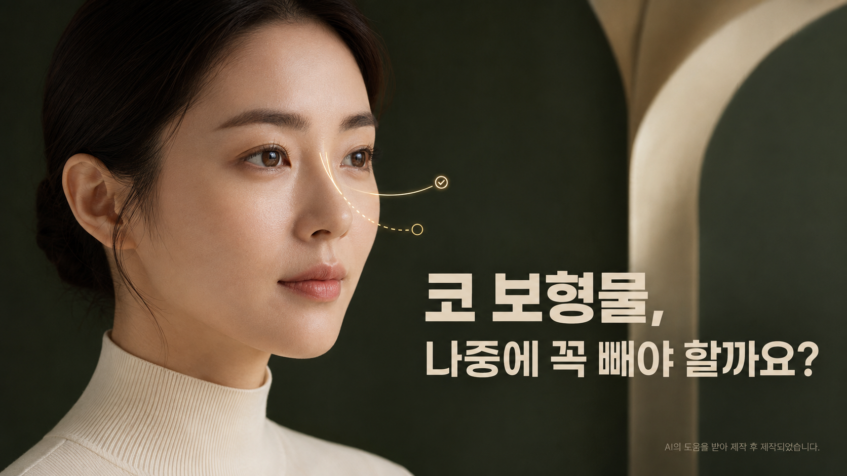 코수술 보형물, 나중에 꼭 빼야 하나요?