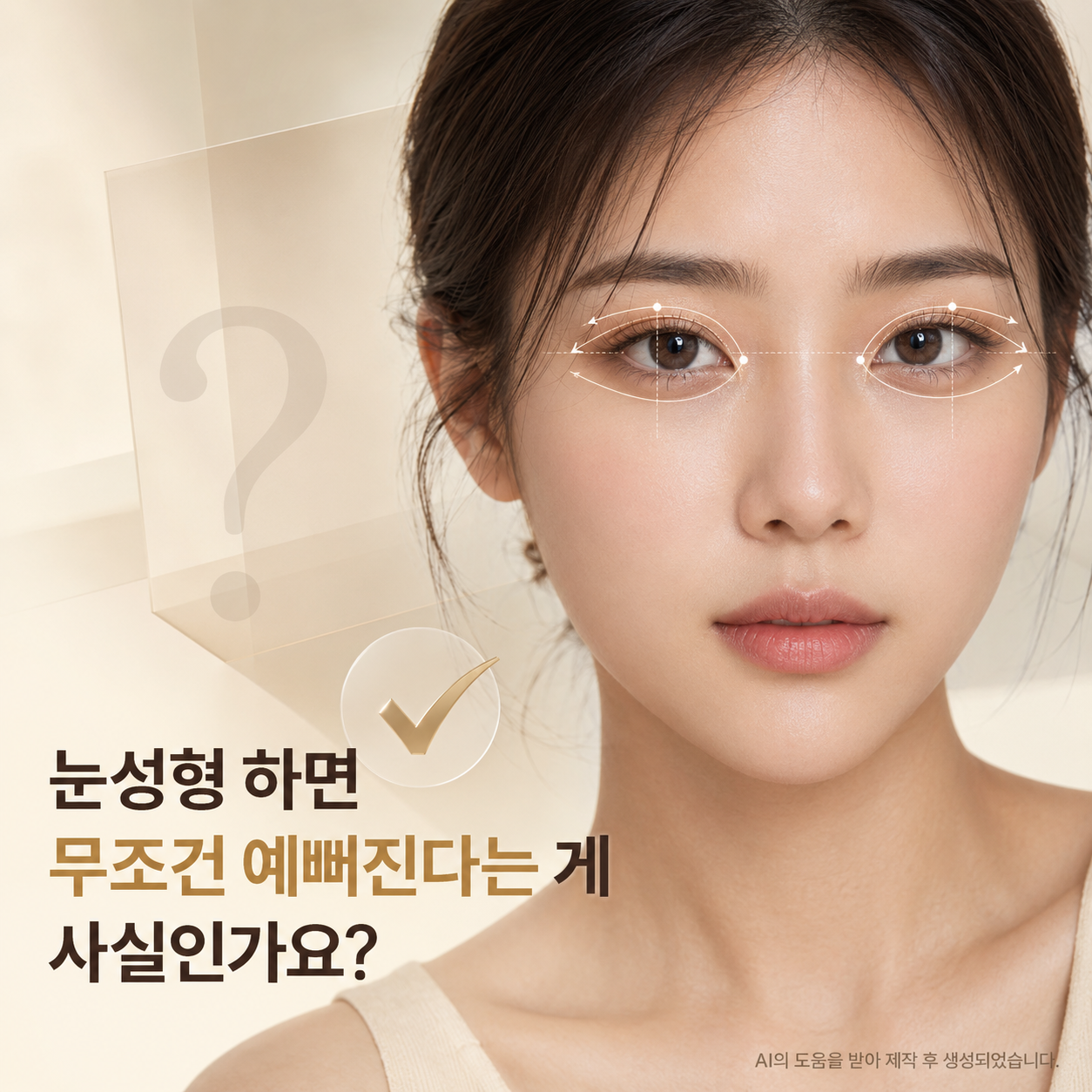 눈성형 하면 무조건 예뻐진다는 게 사실인가요?