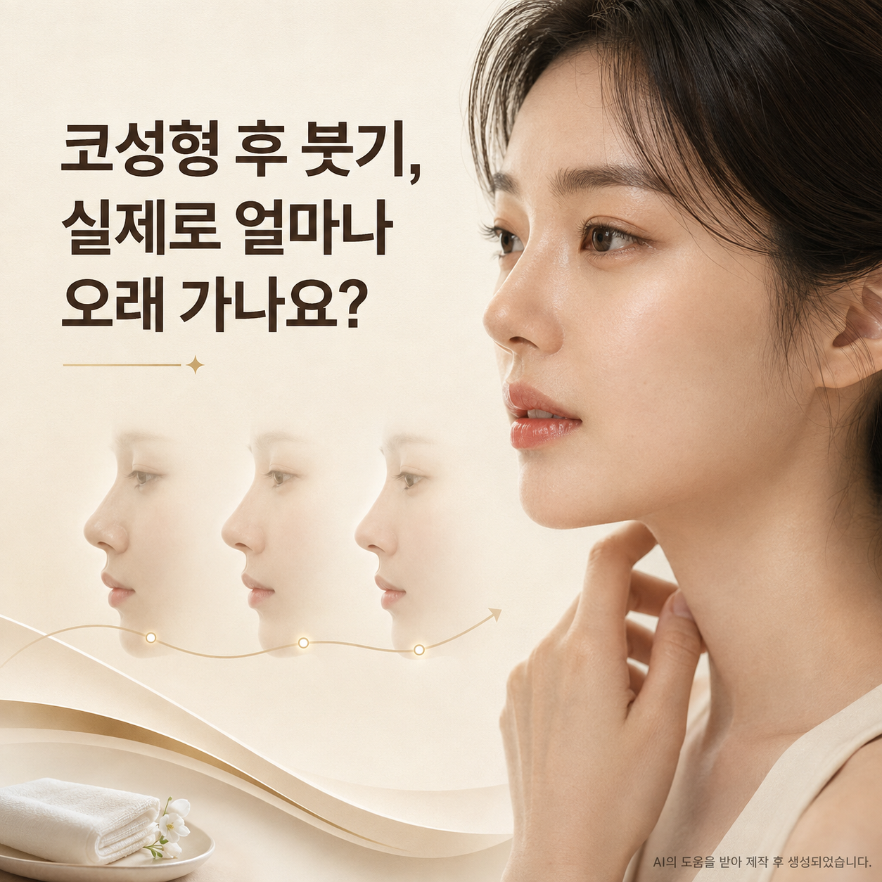 코성형 후 붓기, 실제로 얼마나 오래 가나요?