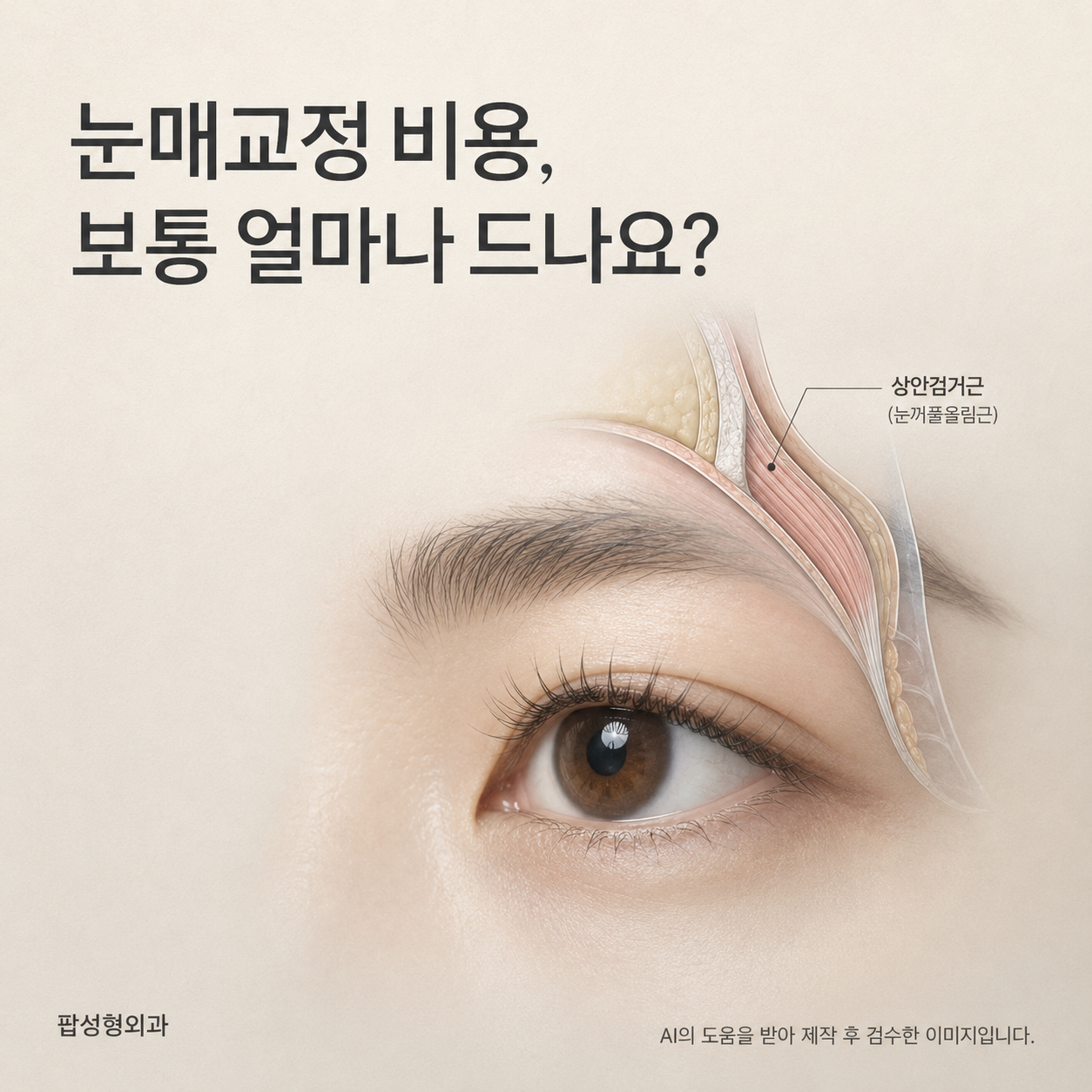눈매교정 비용, 보통 얼마나 드나요?