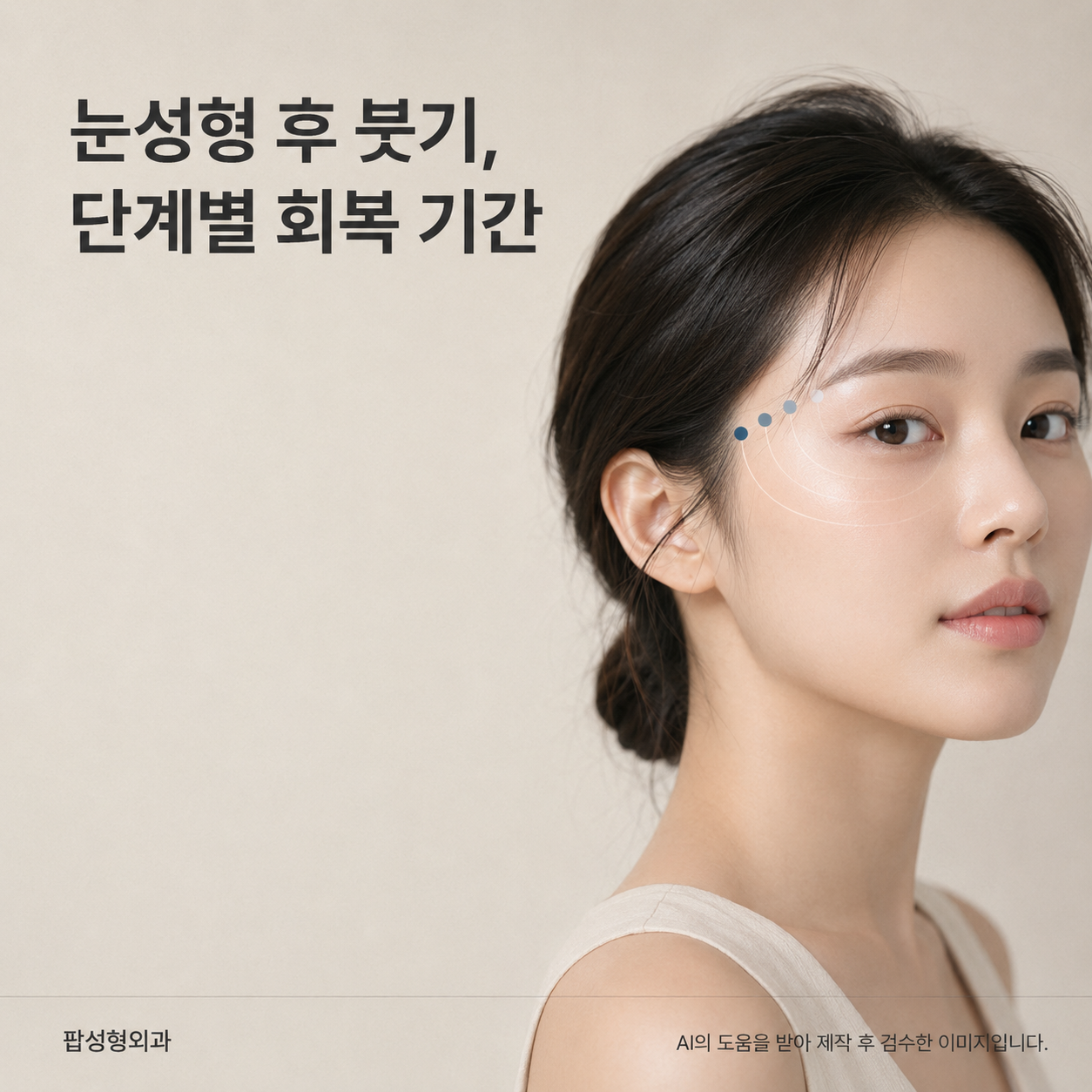 눈성형 후 붓기는 얼마나 가나요? 단계별 회복 기간 정리