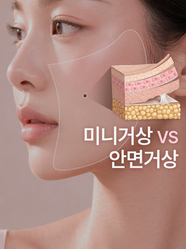 얼굴이 조금 처졌는데 안면거상까지 해야 할까요?