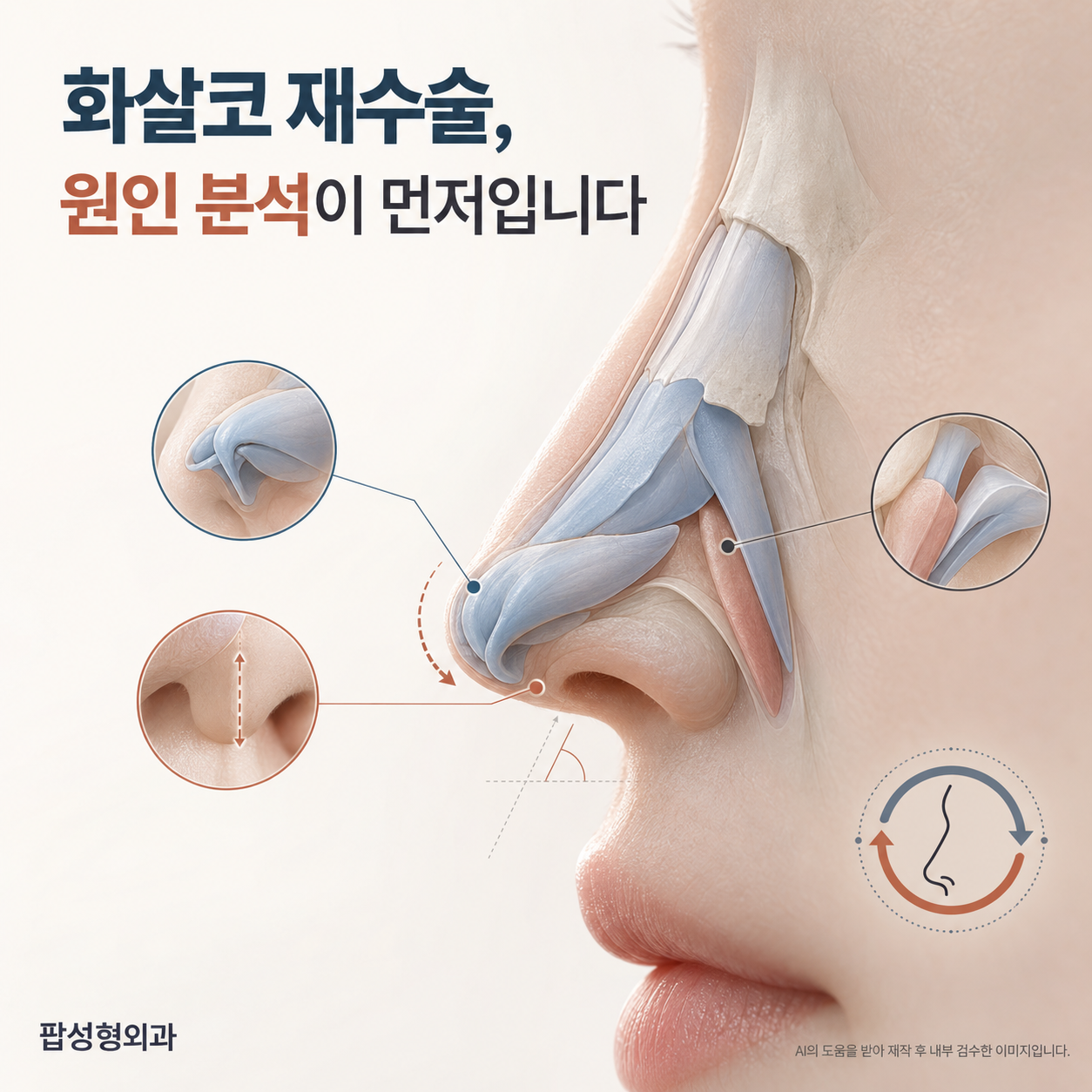 화살코 수술이 실패하는 경우, 실제로 있나요?