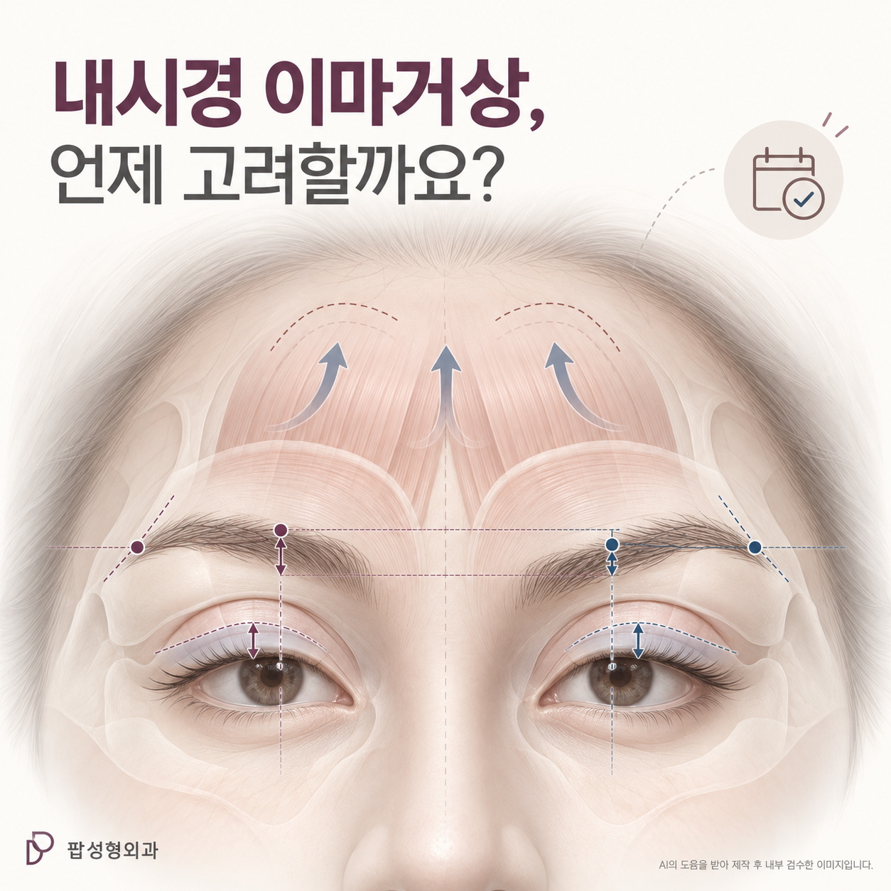 내시경이마거상, 언제 받는 게 가장 좋을까요?