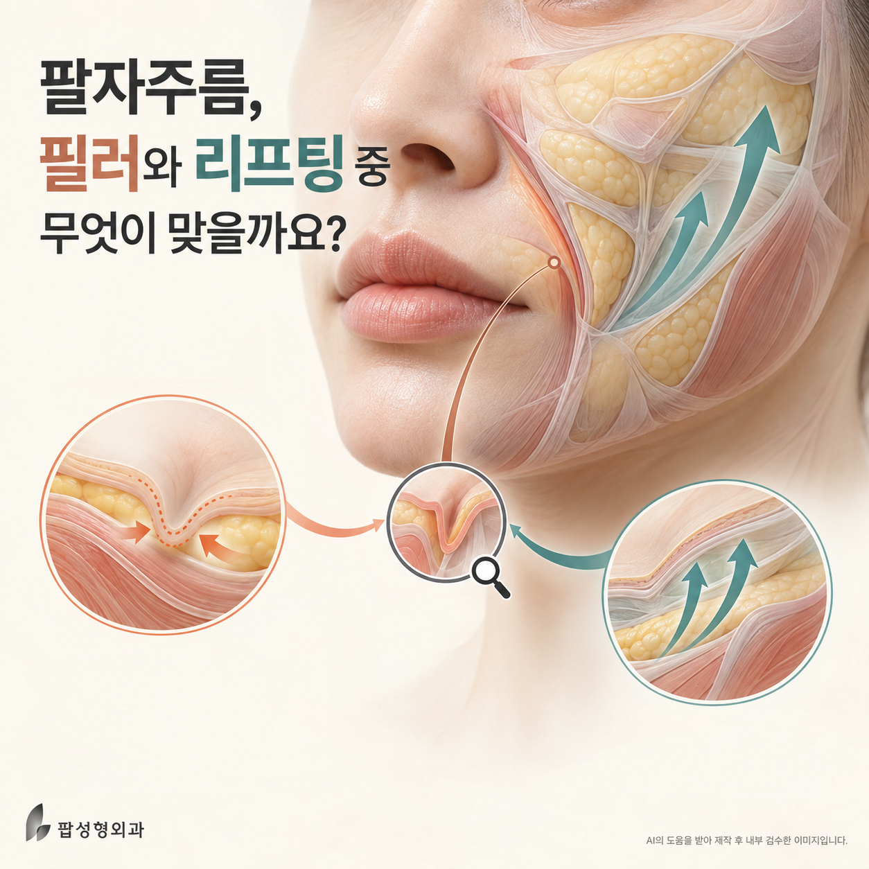 팔자주름, 필러랑 리프팅 중 어떤 게 더 나을까요?