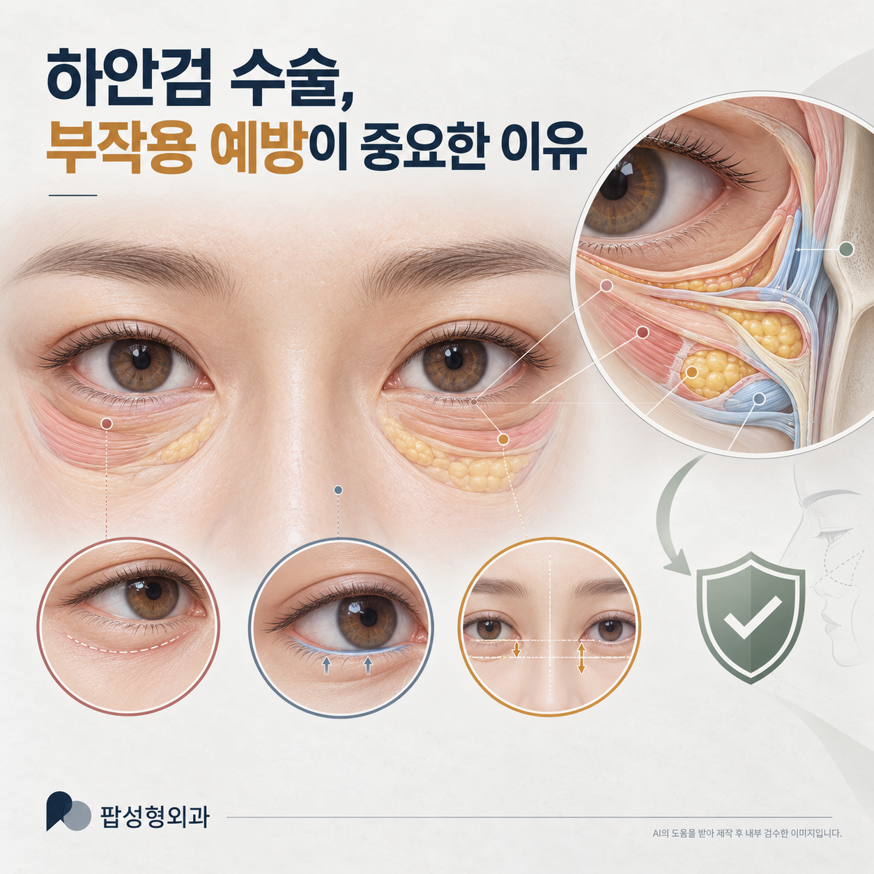 하안검 수술 부작용으로 어떤 게 생길 수 있나요?