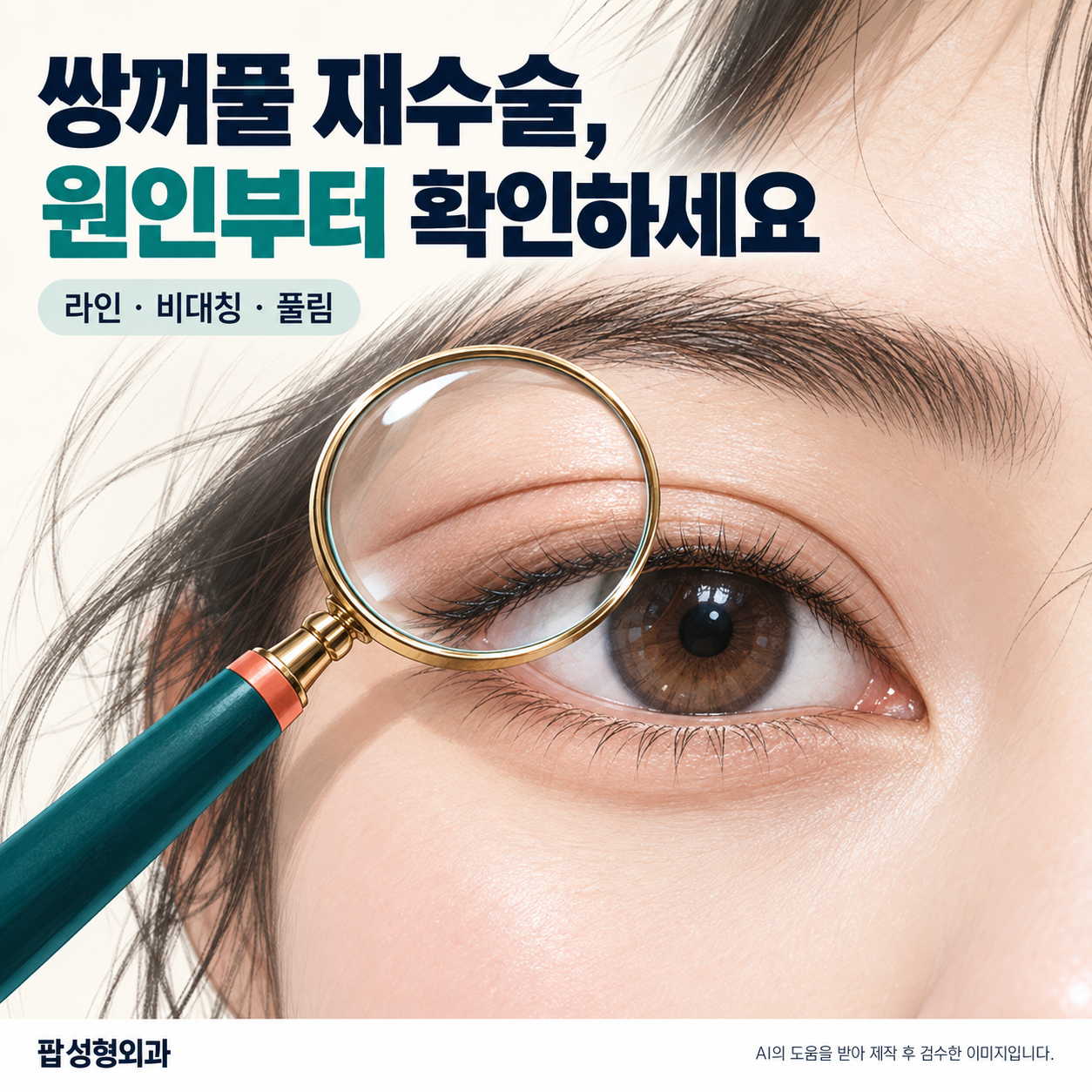 쌍꺼풀 재수술, 실패하지 않으려면 첫 수술의 원인부터 알아야 해요