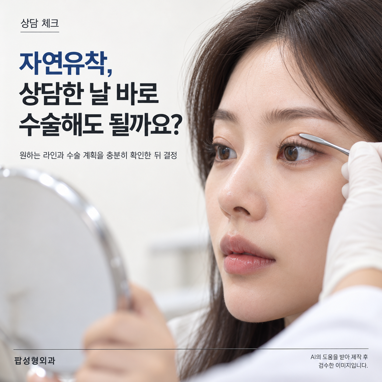 자연유착 상담 날 바로 수술해도 될까? 그날 하면 아쉬워지는 사람